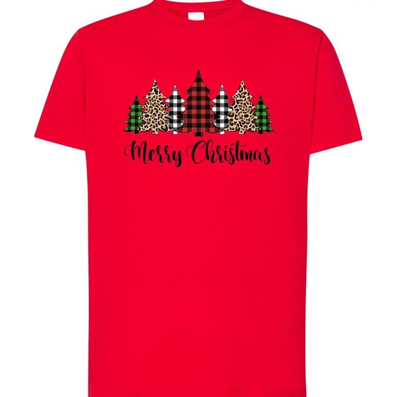 BURGUNDY APPAREL Tops Plus Size Tshirt With Plaid Tree Print Poshmark